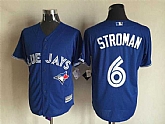 Toronto Blue Jays #6 Marcus Stroman Blue Stitched Majestic Baseball Jersey,baseball caps,new era cap wholesale,wholesale hats